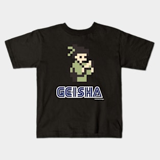 8-Bit Geisha Kids T-Shirt